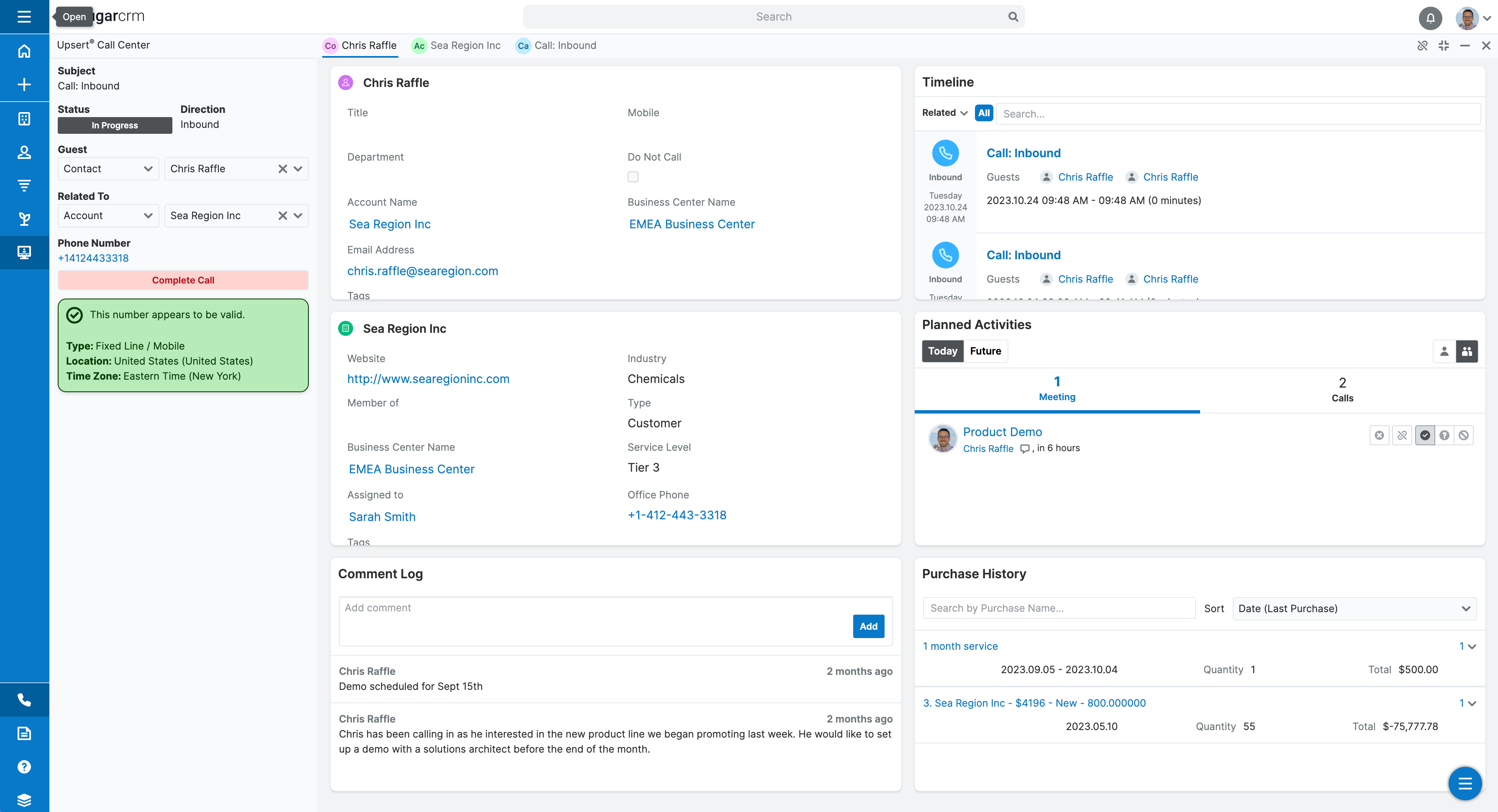 Upsert® Call Center